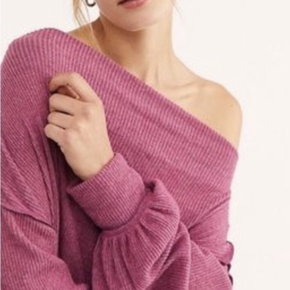 We The Free Main Squeeze Hacci Top Sweet Myrtle Size XS - Picture 3 of 9